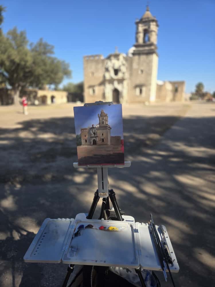 Feather lite XL palette with 22" holder